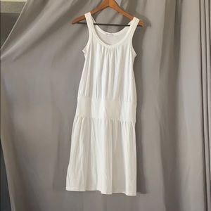 James perse white cotton dress size 2